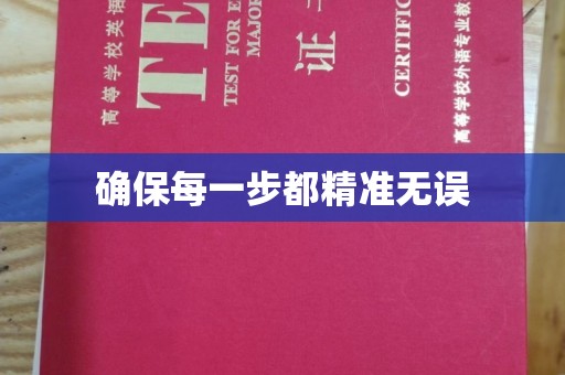 城北确保每一步都精准无误