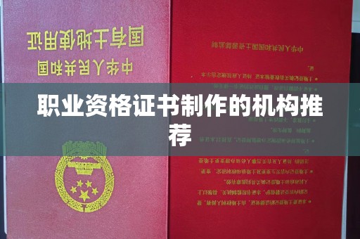 城北职业资格证书制作的机构推荐